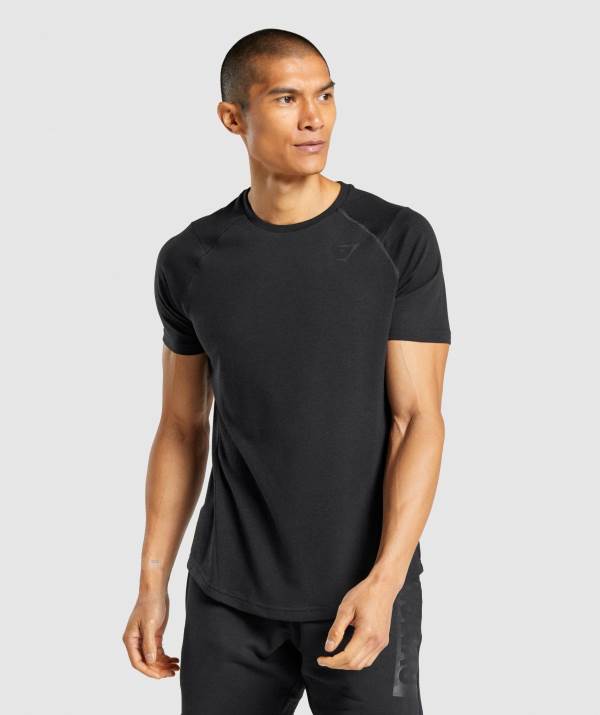 Panske Tricka Gymshark Bold Čierne | GS1634907